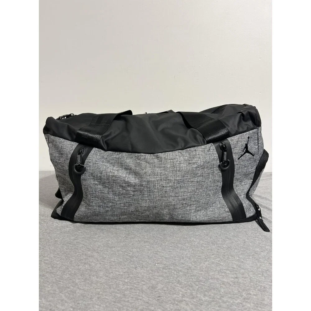 Jordan Duffle Bag Carbon Heather‎ Large Water Resistant Shoe Garage Gym Travel